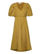 Cmcilla-Dress Knelang Kjole Yellow Copenhagen Muse