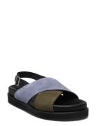 Sandals - Flat - Open Toe - Op Flate Sandaler Black ANGULUS