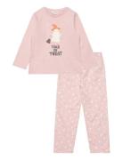 Halloween Pyjamas Pyjamas Sett Pink Mango