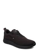 Corporate Knit Rib Runner Lave Sneakers Black Tommy Hilfiger