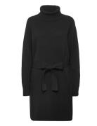 Mini Knit Dress Knelang Kjole Black IVY OAK