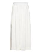 Scanno Skirt Knelangt Skjørt White Faithfull The Brand