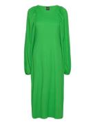Anni Dress Knelang Kjole Green Gina Tricot