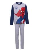 Long Pyjama Pyjamas Sett Multi/patterned Spider-man