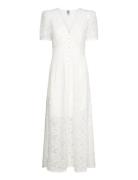 Yasyara 2/4 Ankle Dress - Celeb Knelang Kjole White YAS