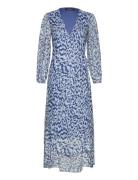 Phlox Noriel Dress Knelang Kjole Blue Bruuns Bazaar