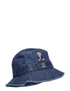Polo Bear Denim Bucket Hat Accessories Headwear Bucket Hats Blue Polo ...