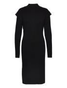 Avaline Knit Dress 1 Knelang Kjole Black Minus