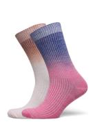Gradiant Glitter Sock 2 Pack Lingerie Socks Regular Socks Pink Becksön...