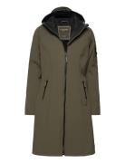 Long Raincoat Outerwear Rainwear Rain Coats Green Ilse Jacobsen