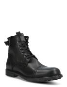 Jfwshelby Leather Boot Sn Støvletter Med Snøring Black Jack & J S