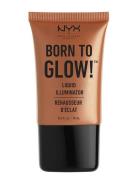 Born To Glow Liquid Illuminator Highlighter Contour Sminke Gold NYX Pr...