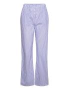 Cleeo Trouser Pyjama Bottom Pyjamasbukser Pysjbukser Blue Etam