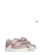 Flag Low Cut Velcro Sneaker Lave Sneakers Pink Tommy Hilfiger