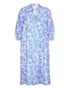 Daphnesz Dress Knelang Kjole Blue Saint Tropez