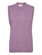 Sea Vest Vests Knitted Vests Purple Blanche