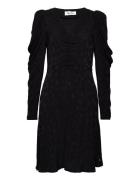 Vera Short Dress Knelang Kjole Black Fabienne Chapot