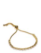 Carissa Chrystal Bangle Golden Clear Accessories Jewellery Bracelets C...