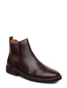 Leather-Talan Chlsea-Bo-Csl Støvletter Chelsea Boot Brown Polo Ralph L...