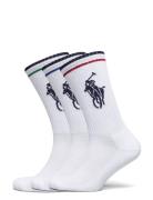 Big Pony Athletic Crew Sock 3-Pack Underwear Socks Regular Socks White...