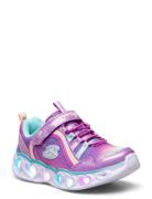 Girls Heart Lights - Rainbow Lux Lave Sneakers Purple Skechers