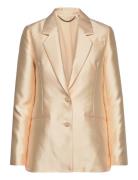 London Shimmer Blazer Blazers Single Breasted Blazers Gold AllSaints