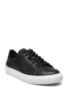Type - Black Leather Lave Sneakers Black Garment Project