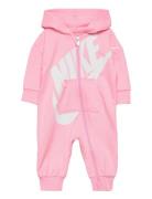 Nkn All Day Play Coverall Langermet Bodysuit Pink Nike