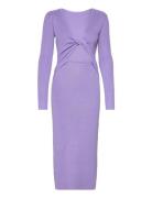 Lela Jenner Dress Knelang Kjole Purple Bzr