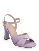 Solce23Ks Sandal Med Hæl Purple UNISA