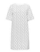 G1. Printed Dress Kort Kjole White GANT