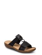 60885-00 Flate Sandaler Black Rieker