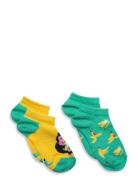 2-Pack Kids Monkey & Banana Low Socks Sokker Strømper Multi/patterned ...