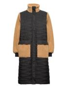 Slfpolly Coat W Vattert Jakke Multi/patterned Selected Femme