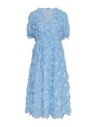 Yaspazylla 2/4 Midi Dress - Show Knelang Kjole Blue YAS