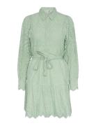 Yasholi Ls Belt Dress S. Kort Kjole Green YAS