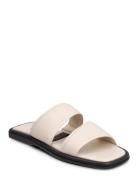 Woms Slides Flate Sandaler Beige NEWD.Tamaris