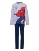Long Pyjama Pyjamas Sett Blue Spider-man