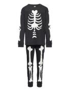Pajama Halloween Skeleton Pyjamas Sett Black Lindex