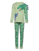 Pajama 3D Animal Pyjamas Sett Green Lindex
