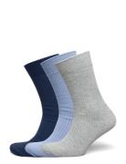 Jac Premium Socks 3 Pack Underwear Socks Regular Socks Navy Jack & J S