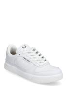 B300 Textured Leather Lave Sneakers White Fred Perry