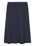 Heavy Knit Skirts Knelangt Skjørt Navy Marc O'Polo