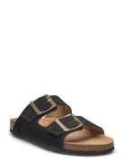 Slipper Flate Sandaler Black Sofie Schnoor