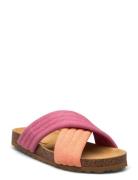 Pink Crossover Sandals Flate Sandaler Pink Bobo Choses
