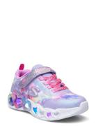 Girls Infinite Heart Lights Lave Sneakers Multi/patterned Skechers