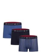Shield Stripe Trunk 3-Pack Boksershorts Blue GANT