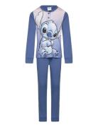 Pyjama Pyjamas Sett Blue Lilo & Stitch