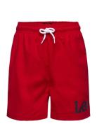 Wobbly Graphic Swimshort Badeshorts Red Lee Jeans