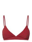 The Erato Top Swimwear Bikinis Bikini Tops Triangle Bikinitops Red AYA...